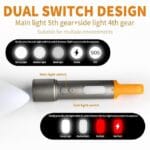 GearUP K57 Multifunctional Rechargeable Torch, Flashlight Zoomable LED Flashlight - Image 3