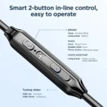 Joyroom JR-EW02 Wired Series In-Ear Wired Earbuds – White - Image 2