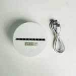 GearUP Acrylic Multicolor Night Lamp (Brazil Logo) – WHITE - Image 2