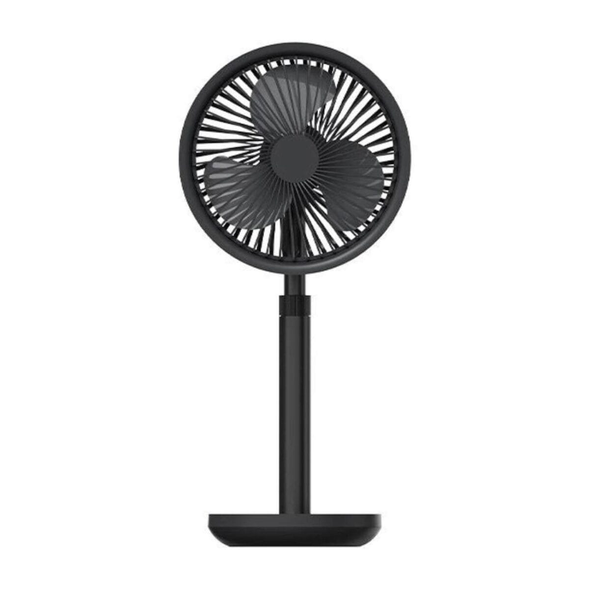 Xiaomi AISOLOVE F5 Pro Rechargeable Fan 4000mAh with Swing & Extendable- Black Color - Image 1
