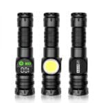 GearUP K60 Rechargeable Flashlight 10W COB + LED Torchlight - Image 2