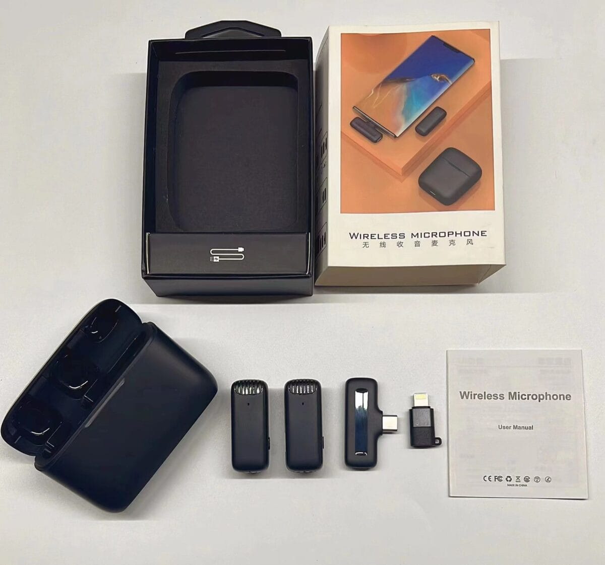 J13 Wireless Microphone with Charging Case For  Type-C - Image 1